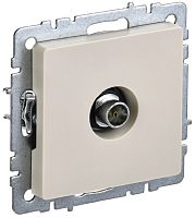 Розетка TV Оконечная без рамки IEK Brite РТВ11-0-БрКр 1-м. бежевый картинка